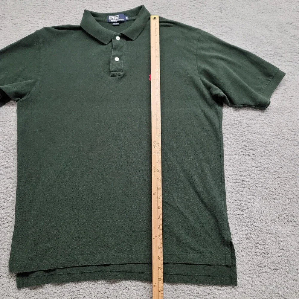 Polo by Ralph Lauren Shirt Mens XL Green Classiccore Red Pony Preppy Polo‎ Golf